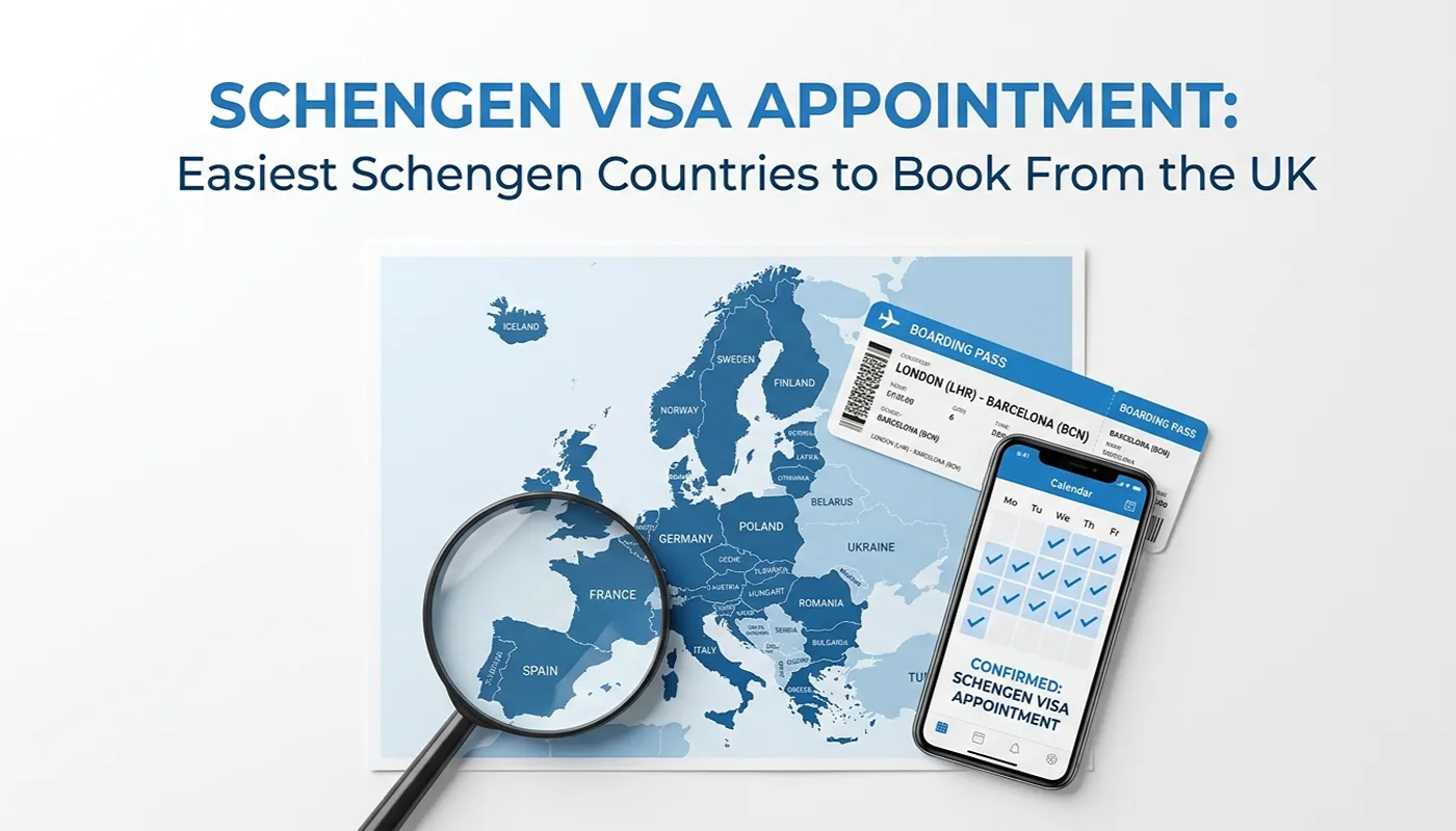 Easiest Schengen Countries to Get a Schengen Visa Appointment