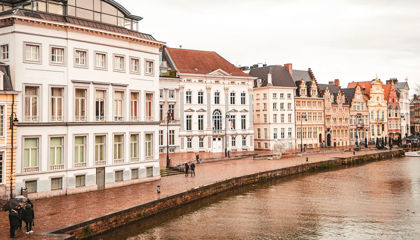 Ghent Graslei Waterfront