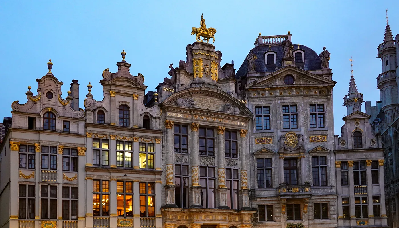 Grand Place Brussels Guildhalls